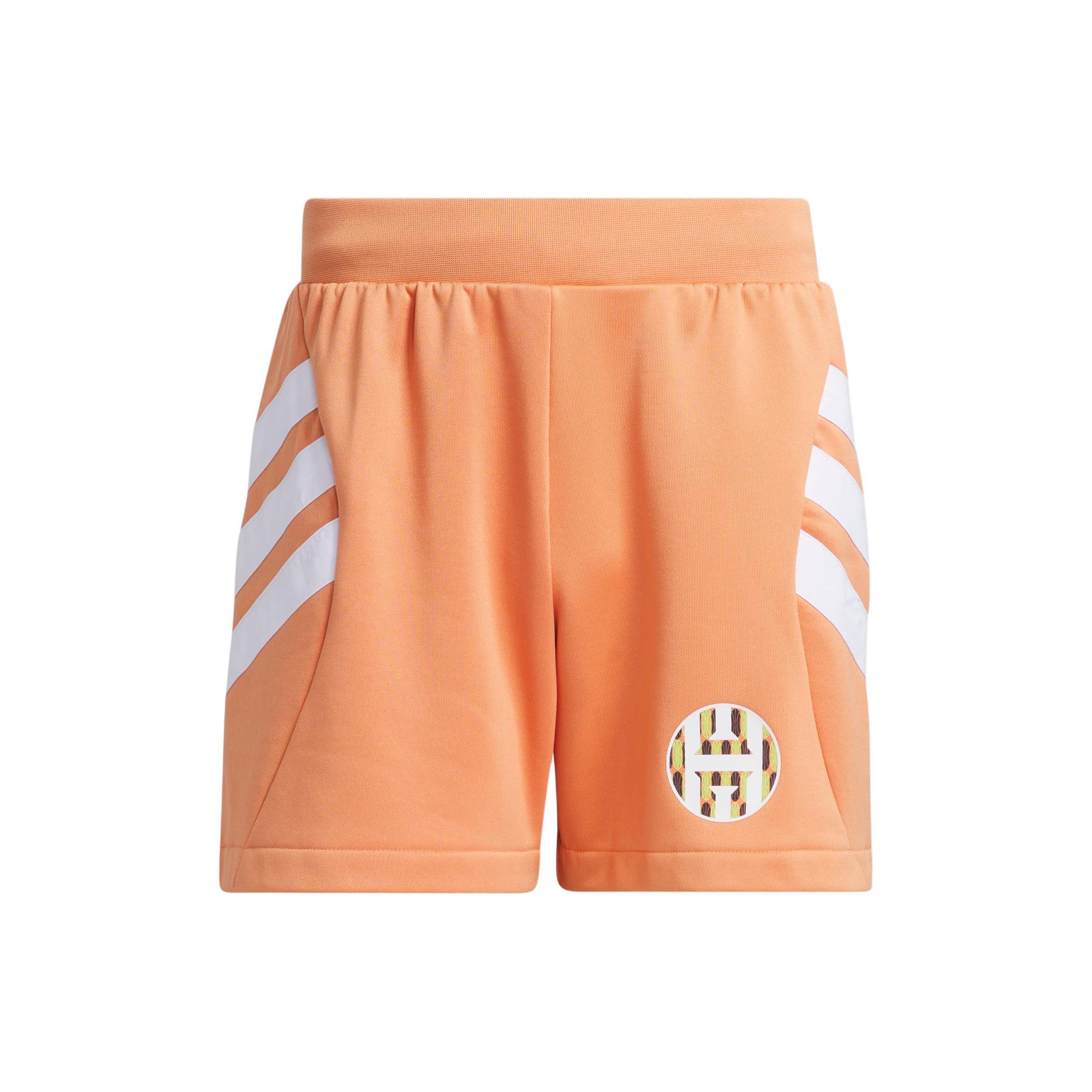 Adidas SS24 Harden Graphic Shorts Basketball Shorts Men s Light Khaki Brown IU2801 L
