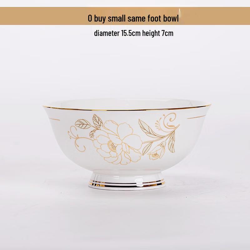 Lantuan Hand-Painted Bone China Phoenix Noodle Bowl