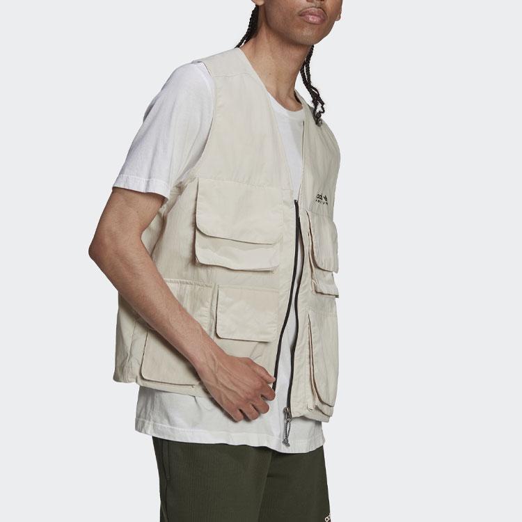 Adidas Originals Adventure ST Vests Men's Bauxite Brown V Neck Moderate Workwear HF4776