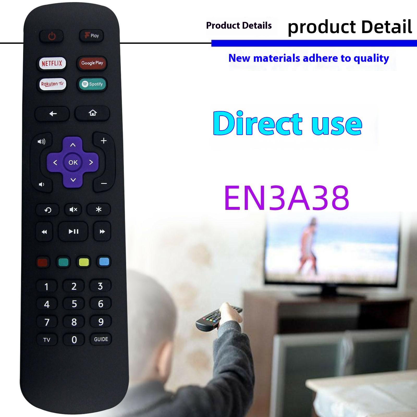 

EN3A38 For Hisense TV Remote Control Replacement Remote Ergonomic Handheld Controller A
