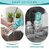 Portable Food Grade Material Dog Cat Travel Pet Water Cup Bottle with Food Dispenser Puppies Outdoor Walking Bowl 320/500ml