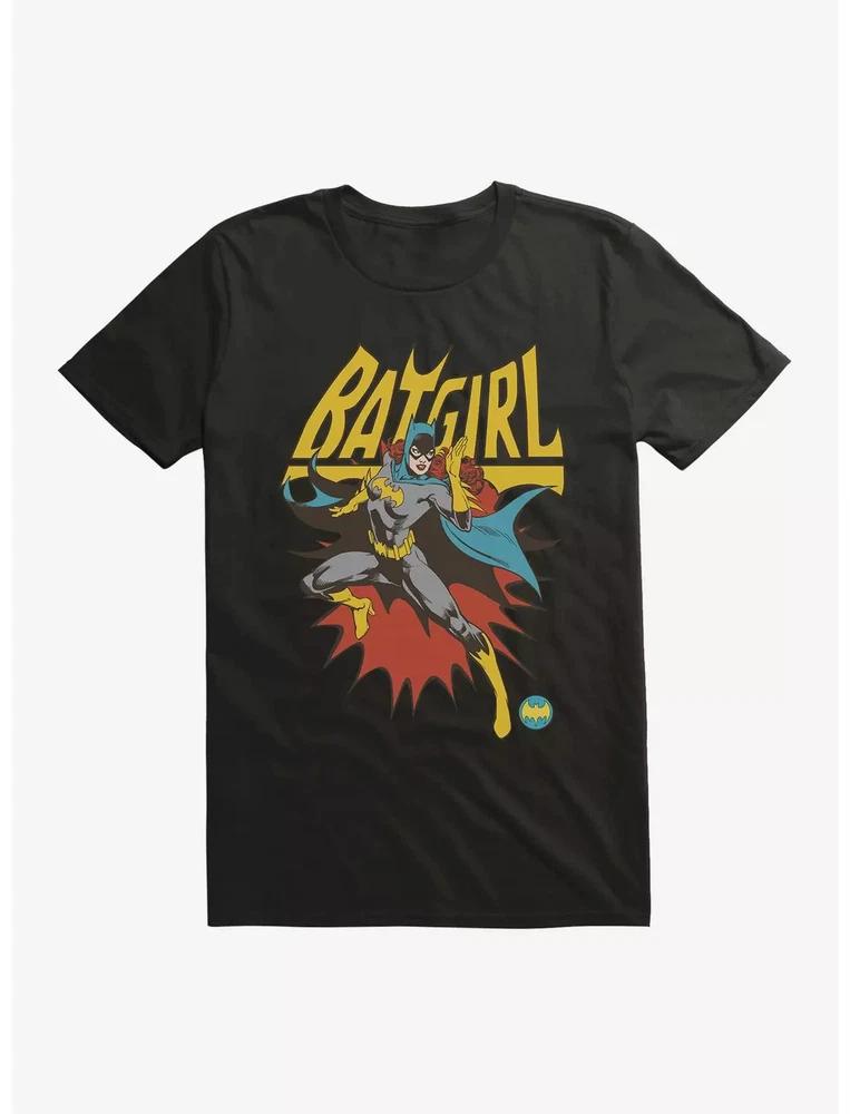 Comics BatUnisex Batgirl Action Portrait Black TShirt S