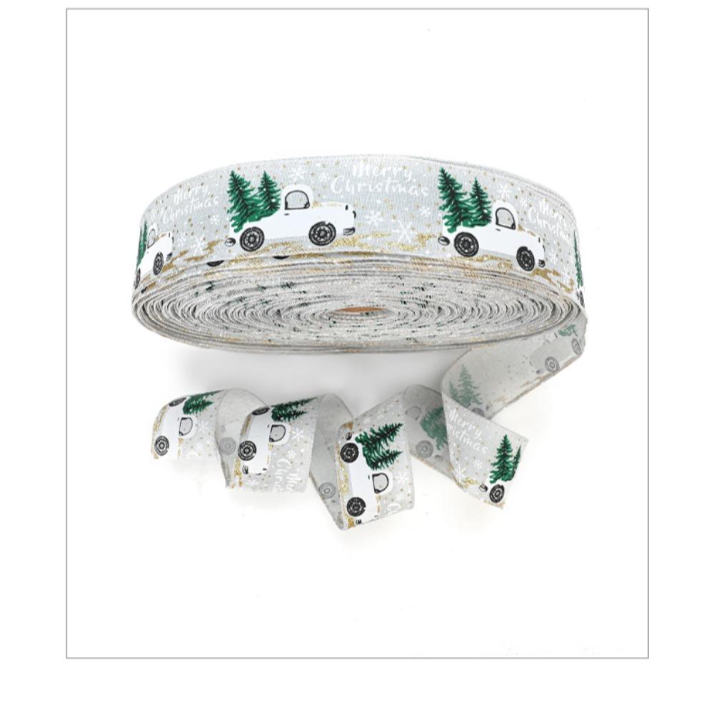 DIY Wreath Christmas Ribbon 5CM 6.3CM 2M Christmas Gift Packing Wrapping  Party