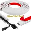 1PCS PVC Self-Adhesive Wall Cable Cover Easy Wire Management for Flooring Invisible Home Decor Cable Channel Floor Cord Organizer Decorative Concealer