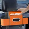 Car Backseat Organizer Multifunction Leather Interior Storage Bag Hanging Seat Back Tissue Water Cup Holder Auto Accessories