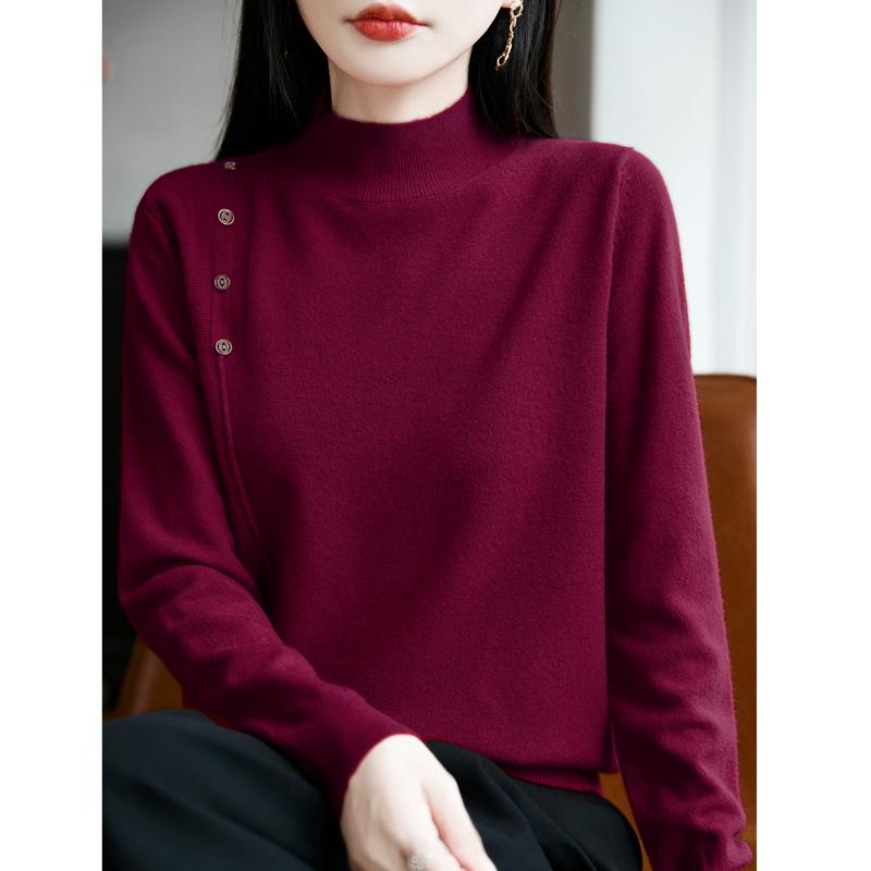 

Женский трикотаж в рубчик: Эластичный свитер облегающего кроя с длинным рукавом для осени и зимы M