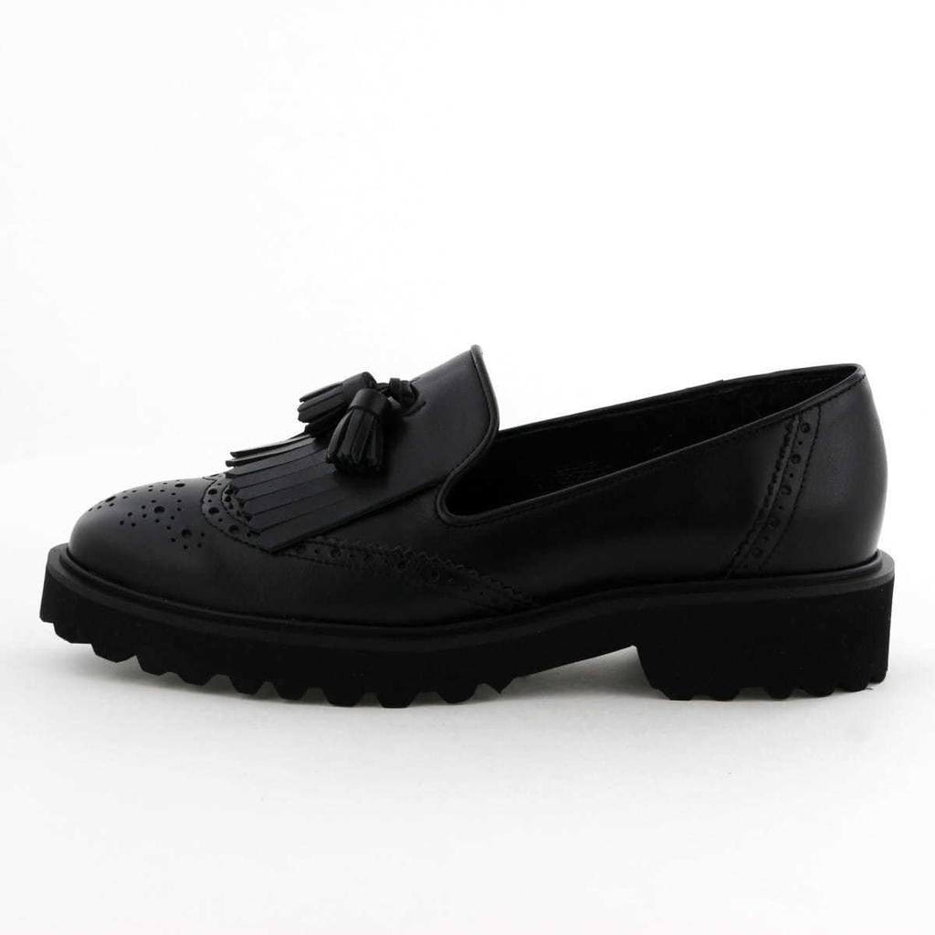 HIMIKO Himiko Track Sole Quilted Tassel Loafers 641313 Silver 235 / / /