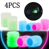 Car Motorcycle Mini Colorful Luminous Tire Valve Caps Glowing Valve Cover Car Tire Wheel Hub Styling Decoration Auto Accessories