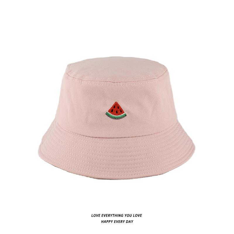 Bucket Hats Men And Women Skull Embroidered Fisherman Hat, Single-Sided Black Street Fashion Foldable Sunhat