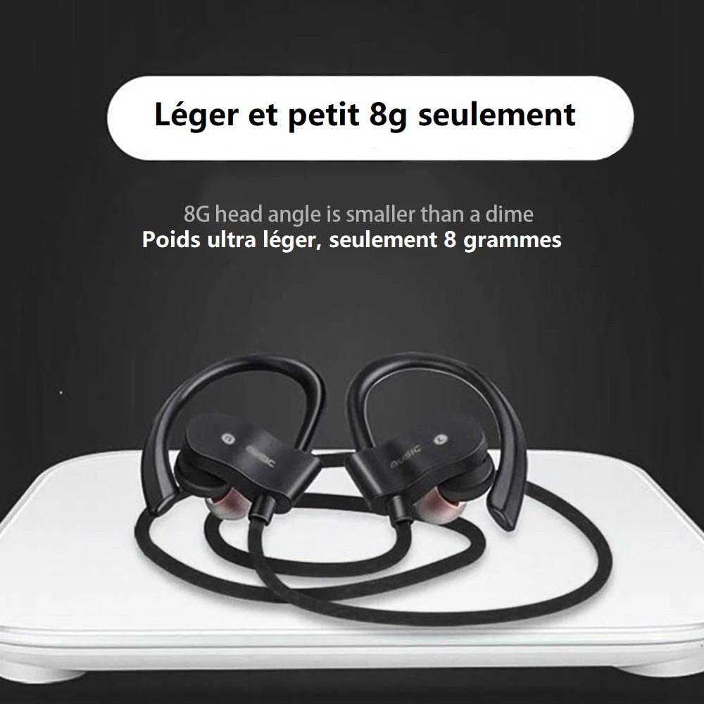 STTKGZD Wireless Bluetooth Headphones Stereo Hook Headset Music Sport Earphone Gaming Handsfree Earphone for All Smart Phones