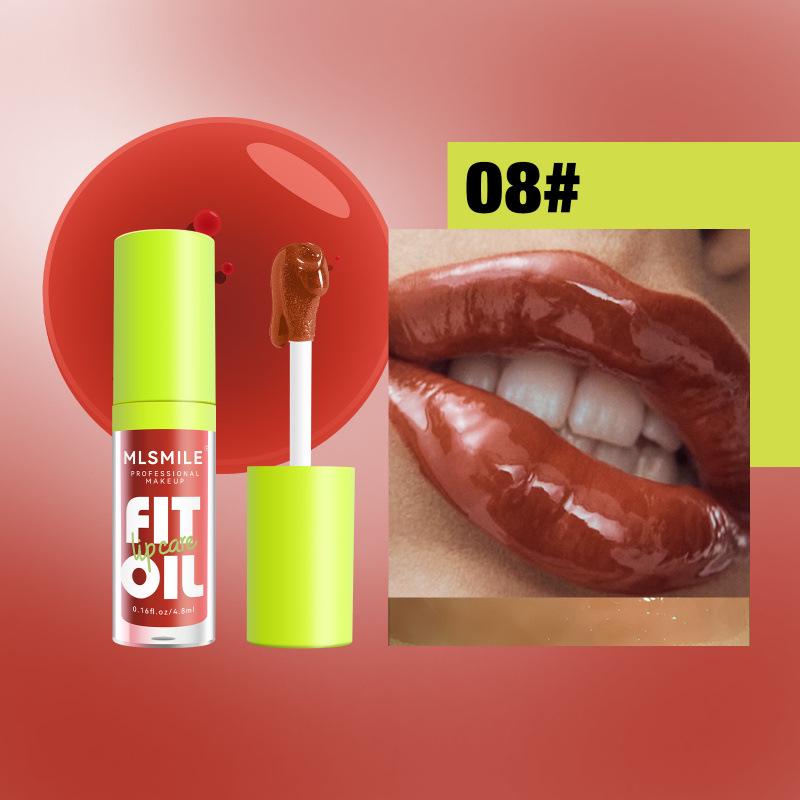 8-Color Mirror Finish Lip Gloss Set: Long-Lasting, Pearlescent Lip Oil & Plumping Glaze for Transparent, Glossy Lips