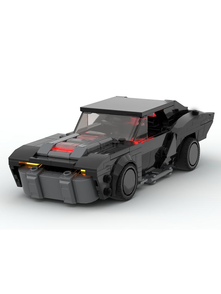 337 PCS New MOC Car Model Movie Game Series Building Block Car Revenge "Batmobile Eight-grid Car Children's Building Block Toy