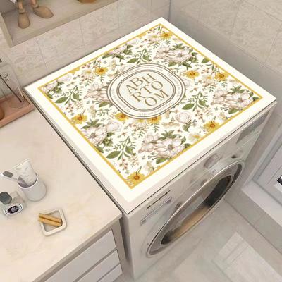 Waschmaschine Kühlschrank Kühlschrank Tisch Mikrowelle Staubschutz wasserdicht Haushalt Nachttisch Dekor Matte Anti-Rutsch-Pad