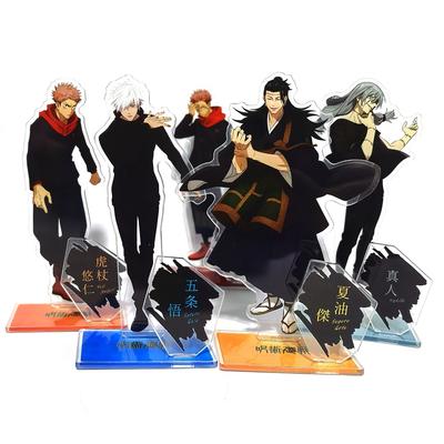 Anime Jujutsu Kaisen Gojo Satoru Geto Suguru Megumi Yuji Nobara Ieiri Shoko Acrylic Stand Doll Activity Figure Model Board Cosplay