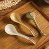 Glazed Ceramic Japanese Style Soup Spoon
