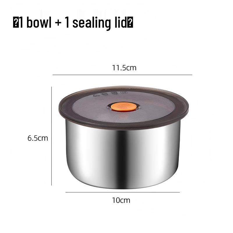 ZISIZ Round Food Storage Containers with Lids (5-Pack)