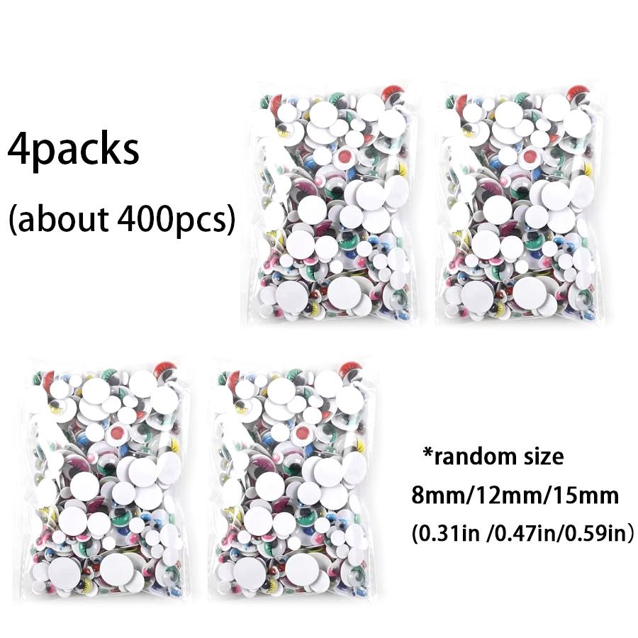 100/400pcs Creative DIY Eyes Multicolour Handmade Products DIY Decorative Supplies Sewing Accessories XJM