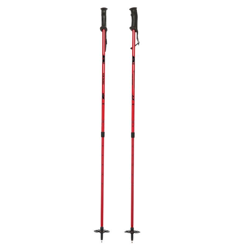 

010911 Алюминиевая лыжная палка для детей и взрослых, длина от 78 до 135 см, 2 шт. в упаковке 78-135cm