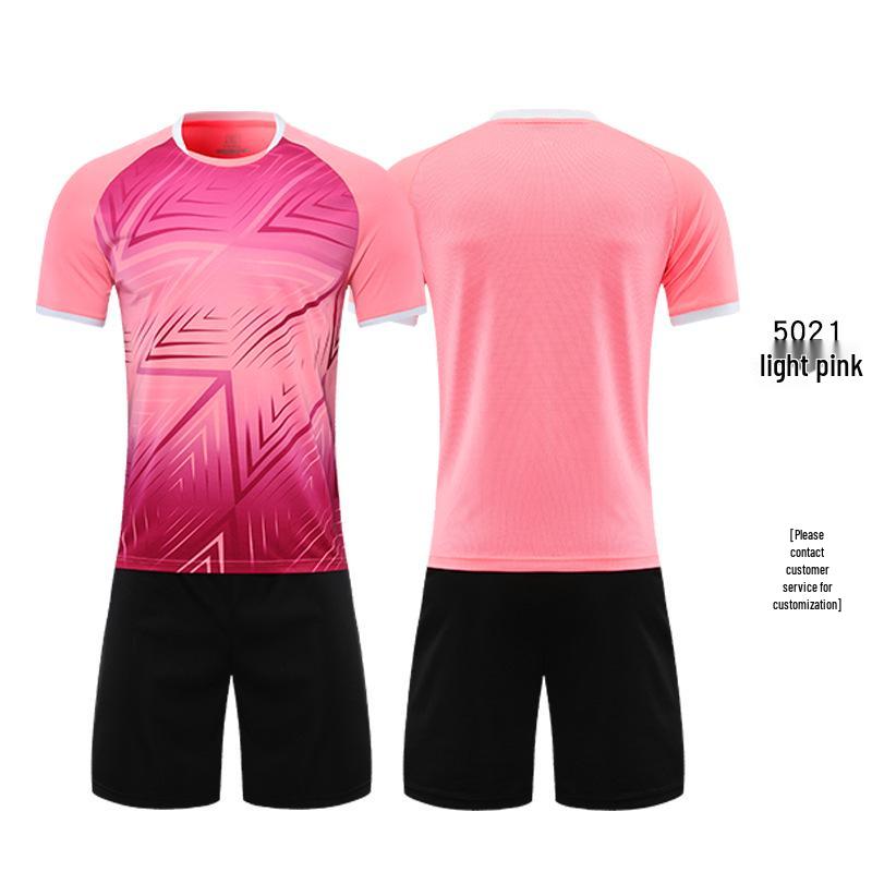 Men's and Women's Plus Size Volleyball Set - Numbered Short Sleeve Jersey for Training and Competition