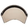 3-snap Open Face Helmet Bubble Visor for Sun Shade Protector for Motorcycle Ridi