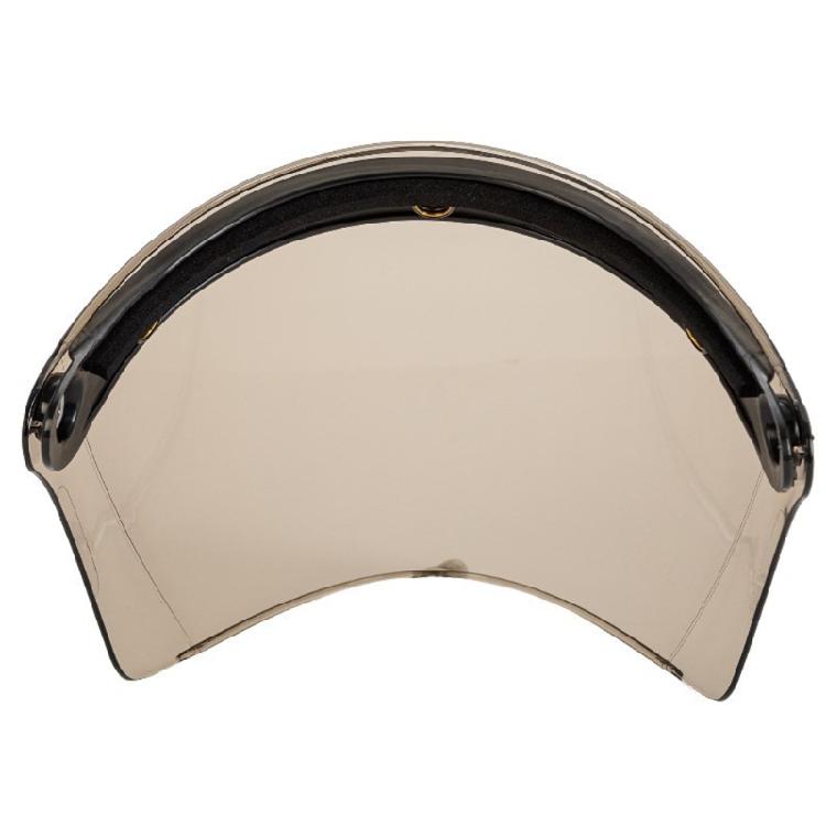 3-snap Open Face Helmet Bubble Visor for Sun Shade Protector for Motorcycle Ridi