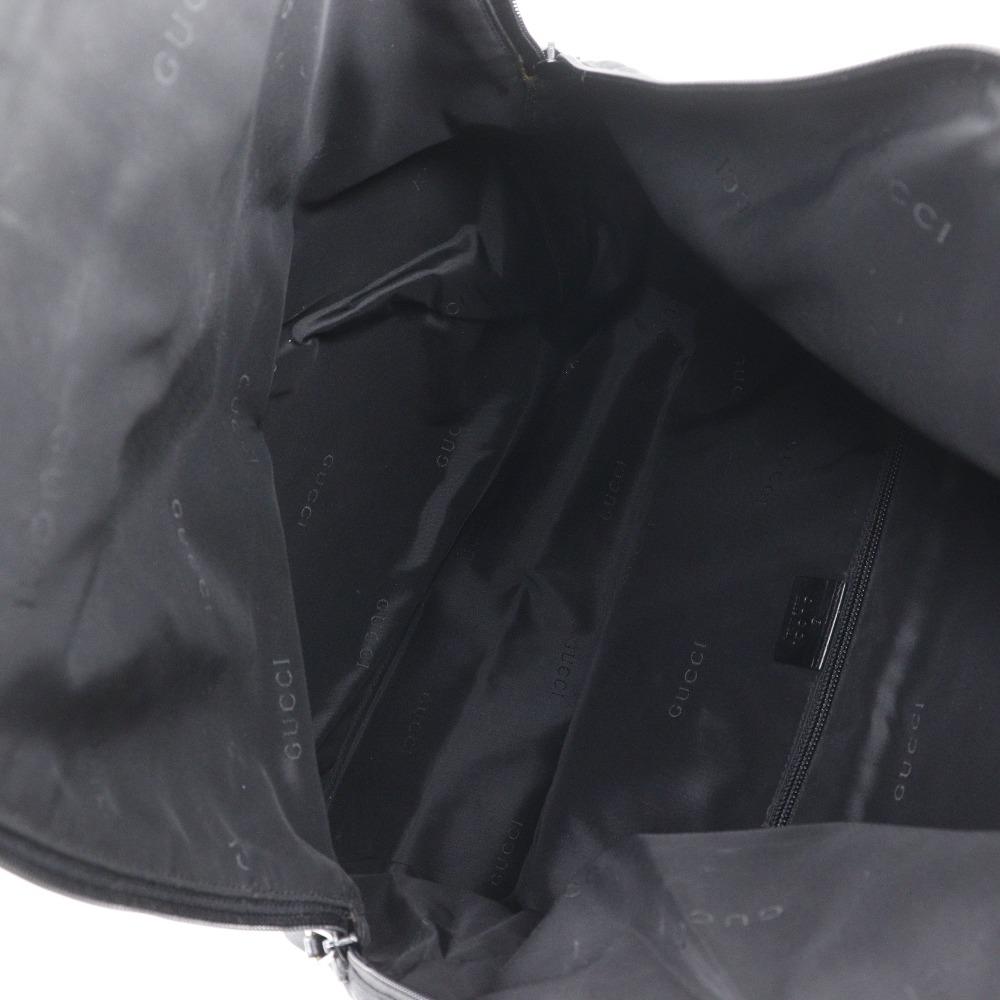 Gucci Rucksack Rucksack Tagesrucksack 019.0302 schwarz Nylon-Canvas Unisex Gebraucht