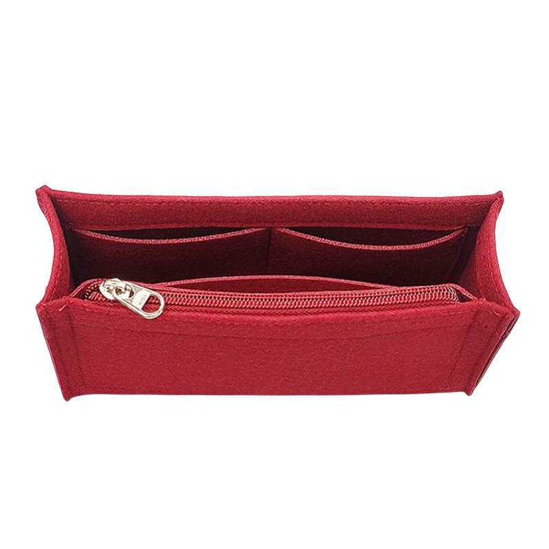 

EverToner Inner Purse Fits For Leboy S M L Flap Insert Bag Organizer Makeup Handbag Portable Cosmetic Bags Base Shaper S