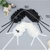 New Gothic Lolita Headband Ribbon Love Heart Cosplay Headdress Lace Ruffled with Hairpins Headwear Hair Accessories
