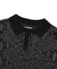 ISTKUNST Python Polo Knit_Black(Ik2Efmk640A)