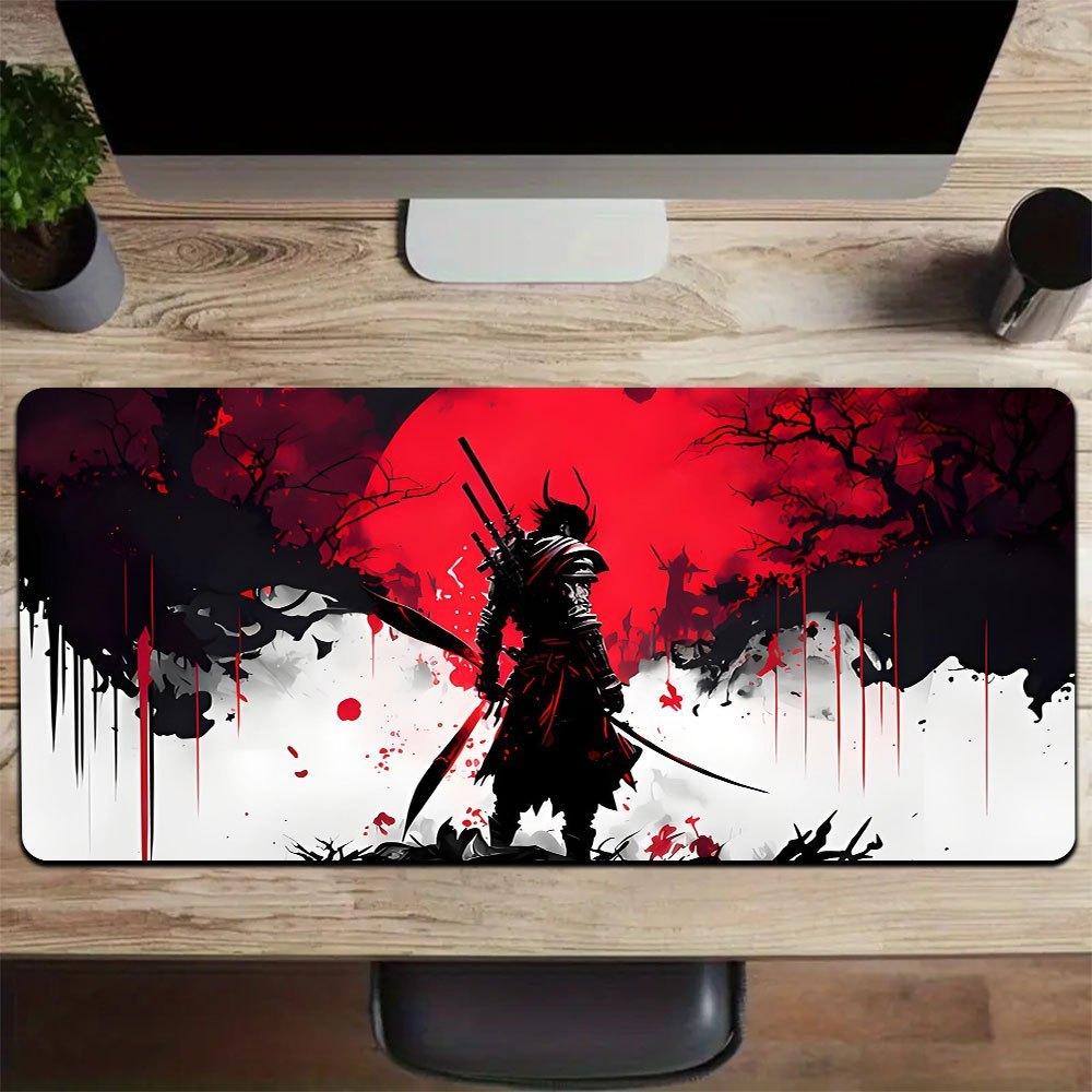1pc Japanese samurai Large Mouse Pad computer mat Desk Mat keyboard mat Office Gaming Table Mat