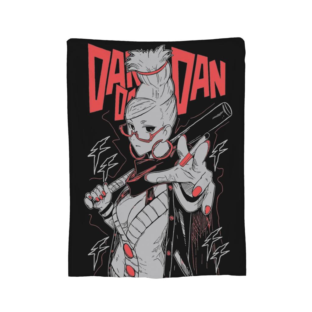 Turbo Granny Dandadan Anime Flannel Blankets  Creative Throw Blanket for Bed Sofa Couch 200x150cm Plush Thin Quilt,