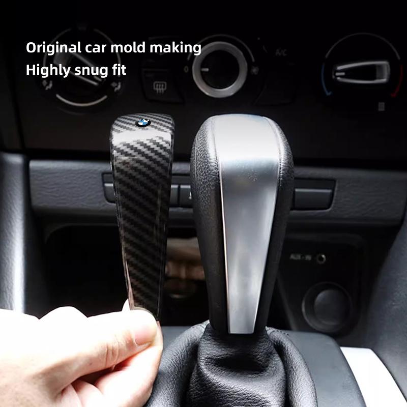 Carbon Fiber ABS Car Gear Shifter Knob Cover For BMW X3 X4 X5 X6 X7 F30 F20 F10 GT F31 F32 F34 F36 Trim Accessories Car Stickers rldf93