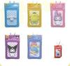 Sanrio Characters Square Tin Badge & Cover ~Doll Box Design~ Set of 6 Gacha Capsule Toys