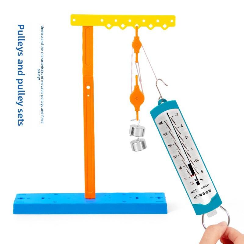 Physikexperiment DIY Flaschenzugmodell-Bausatz für das wissenschaftliche Lernen von Kindern