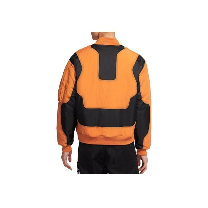 Jordan 23 Engineered Graphic Baseball Collar Long Sleeve Jacket Men Outerwear Orange CV2787-875