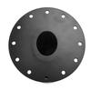 45 Degree Fuel Cell Filler Neck 45 Degree Fuel Cell Filler Neck with 12 Bolt Steel Base Aluminum  1.5in Inner Diameter