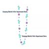 Underwater Mermaid Birthday Party Decoration Set: Pull Flags & Hanging Spirals for Girls