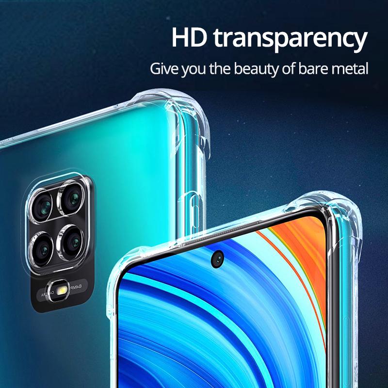 Für Xiaomi Redmi Note 9s Hülle Weiche Silikon Schutzhüllen Für Xiaomi Redmi Note 9 Pro Max Stoßfeste TPU Handy Rückseite Bumper Schale Coque Capa