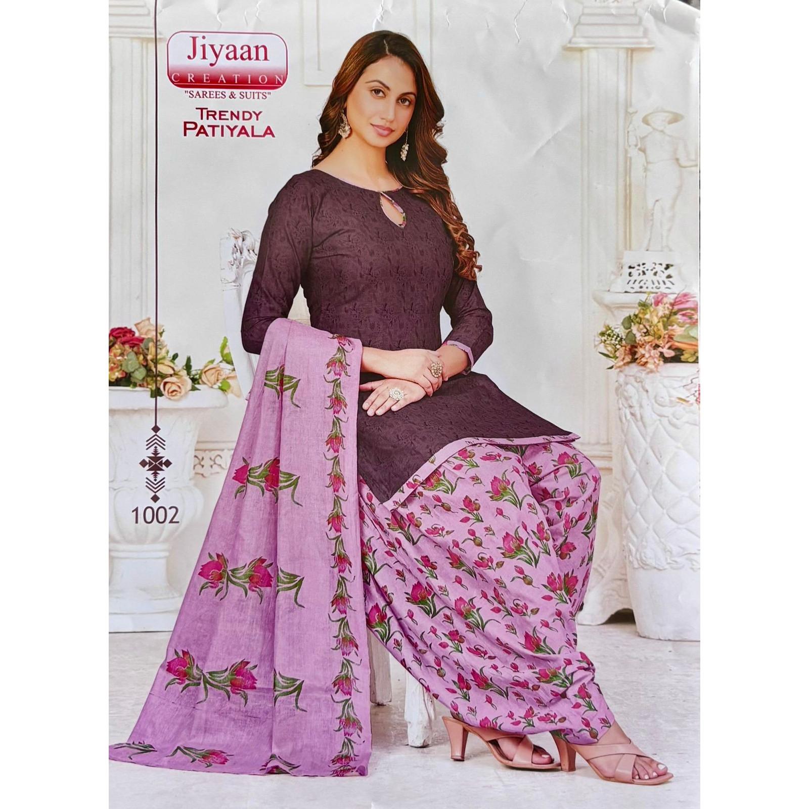 Designer Cotton Printed Indian Suit Bollywood Beautiful Ethnic Salwar Kameez Unstitched