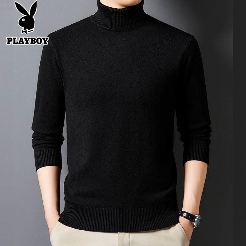 PLAYBOY Men's Turtleneck Sweater