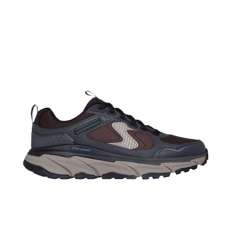 Skechers Outdoor Comfortable Versatile Fashion Simple Low-Top Hiking Shoes Men shoes Brown 237415-BRMT