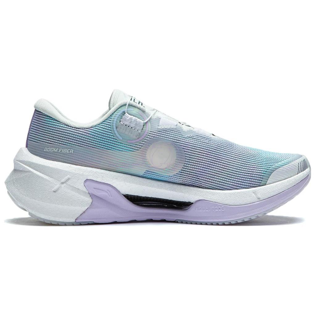 New LiNing Furious Rider 7.0 PRO V2 Anti Slip Wear Resistant Low Top Casual Running Shoes Women's Blue Purple ARZU002-3