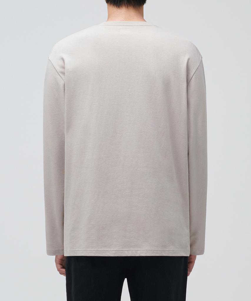 MUSINSA STANDARD Basic Long Sleeve T-Shirt [Mushroom]