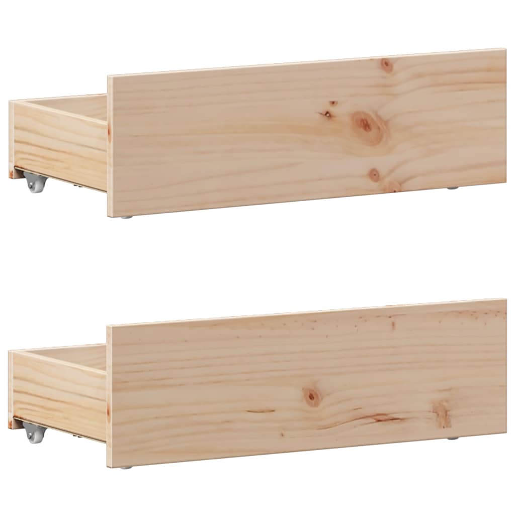 Solid Wood Bed Without Mattress with Headboard 90 X 190 Cm Pine