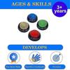 New 4 Pack Buzzers for Trivia Games, Answer Buzzers for Classroom, Game Buzzers with Lights and Sound G-Good