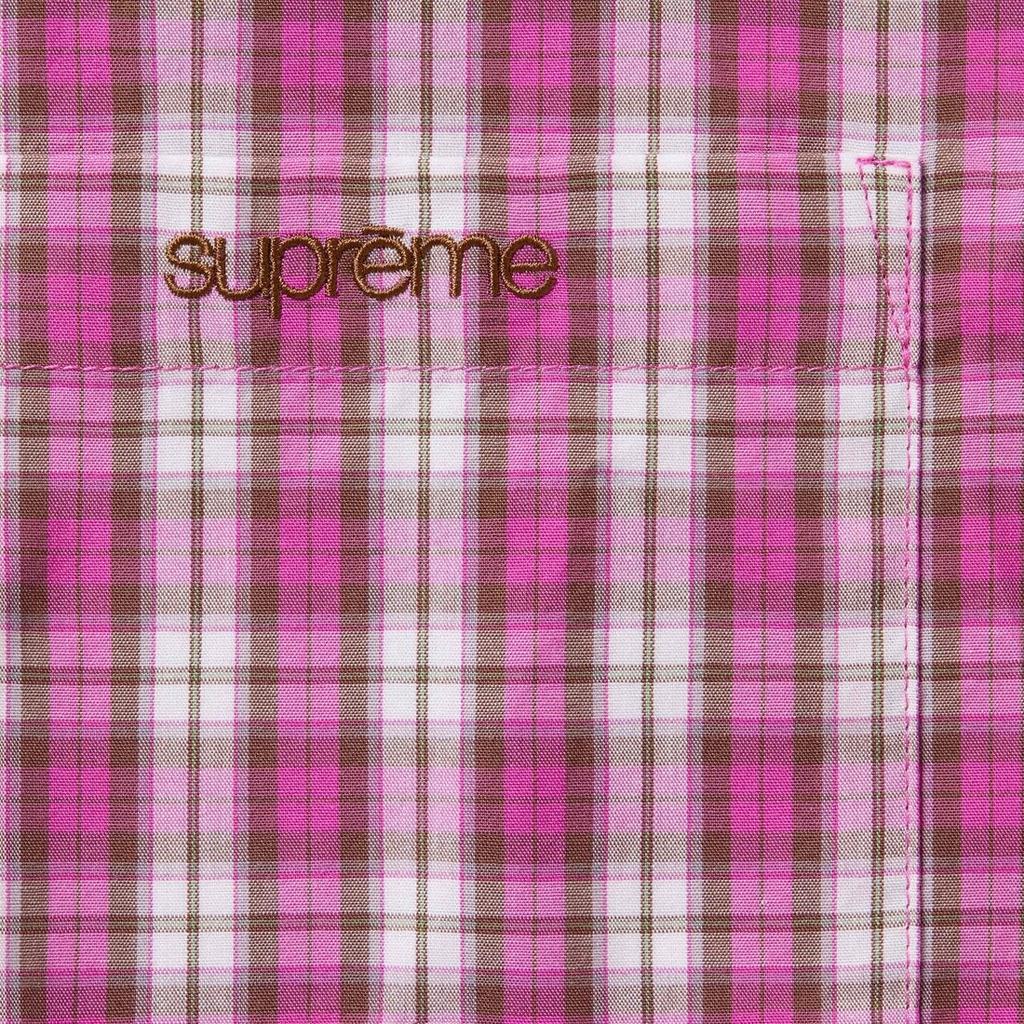 Supreme Mini Plaid S/S Shirt Unisex SUP-SS25-191