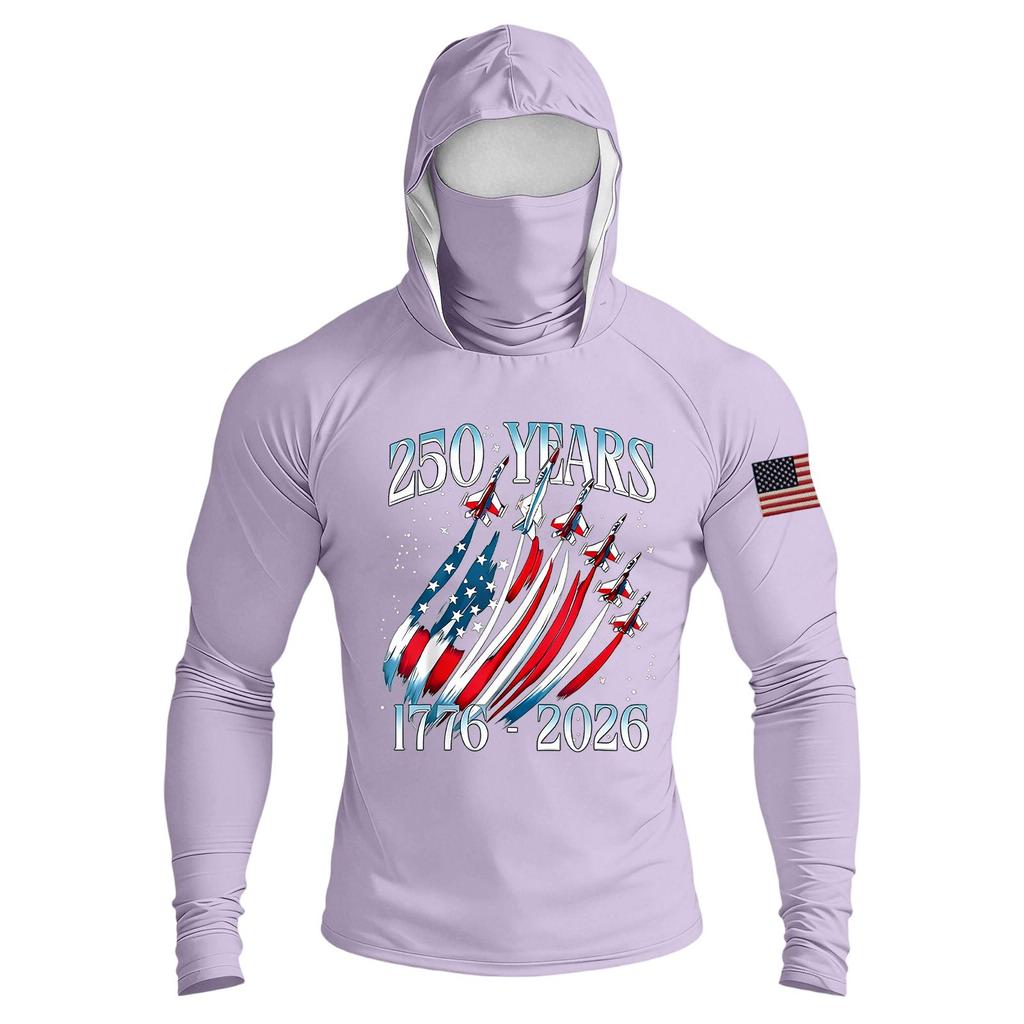 Herren Kapuzenpullover mit Raglanärmeln, Langarm-Sonnenschutzkleid, Leichtes atmungsaktives Outdoor-Sportoberteil mit Kapuze und Daumenlöchern