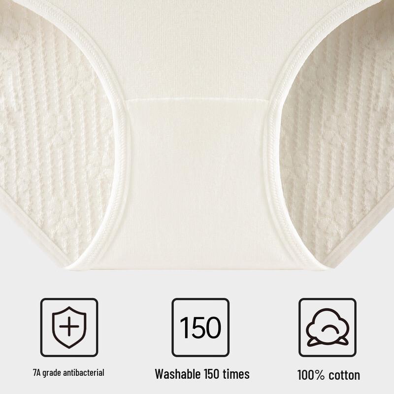 Urban Beauty Women's Baby Cotton Antibacterial Mid-High Waist Briefs