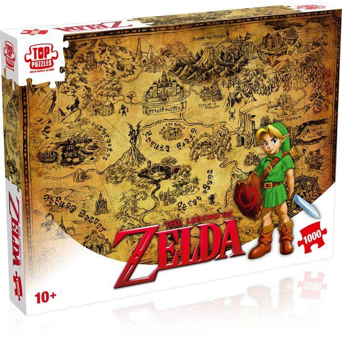 Puzzle - WINNING MOVES - The Legend of Zelda Hyrule - 1000 pieces - Des 10 ans