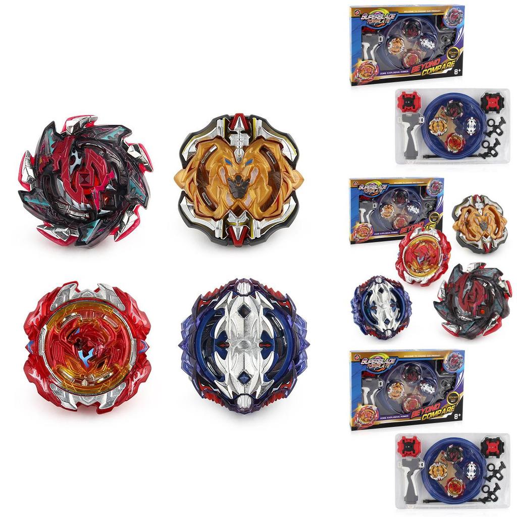 Xd168-10 Alloy Battle Gyro Toy Set With Four-in-one Competitive Design For Kids